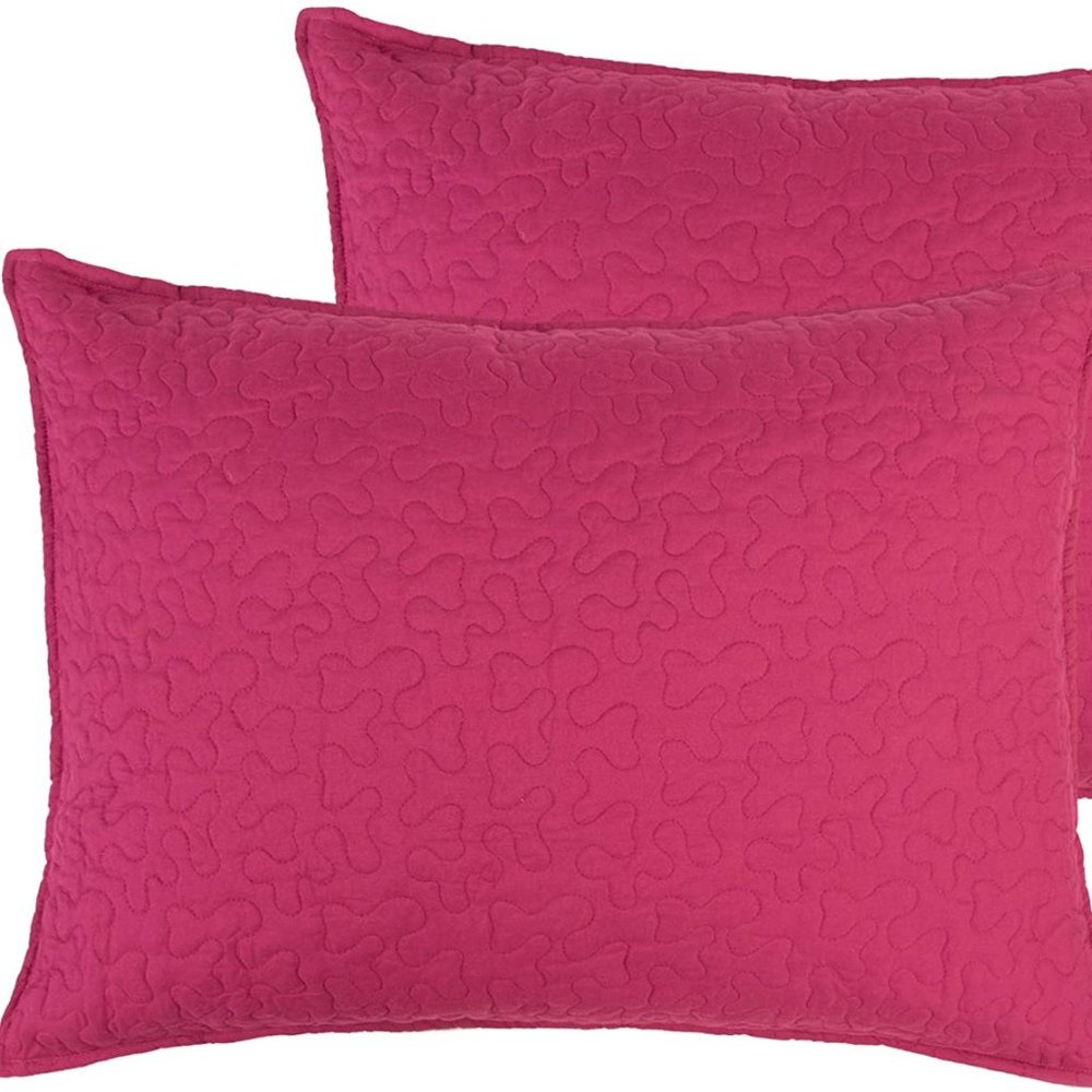 2 Pack Quilted Microfiber Pillowcases, Super Soft